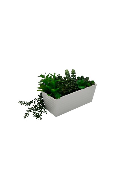 B&D نبات اصطناعي - نباتات خضراء زخرفية للمنزل والمكتب والديكور الداخلي