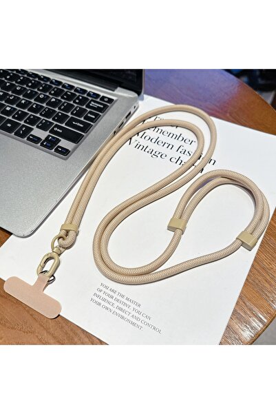 Choice5 Polyester / Nylon WHITE Dual-Function Adjustable Mobile Phone Lanyard...