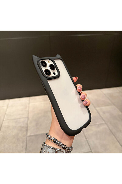 Choice12 iphone 11 1 Soft Silicone Cute Cat Ear Phone Case For iPhone 16Pro M...