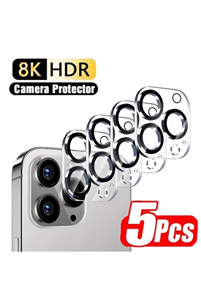 Choice7 5PCS 16 Pro or 16 Pro Max 5Pcs Back Camera Full Cover Tempered Glass ...