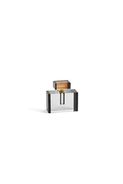 Mikasa Moor Kristal Şeffaf Amber Dekoratif Şişe 12x5x12cm