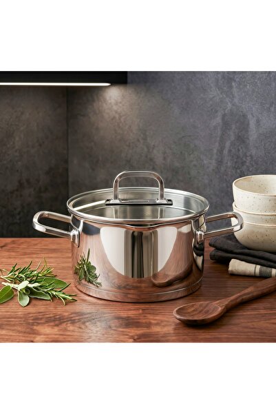 Zest Prime Derin Tencere 22x12 cm (Süzgeç Kapaklı)
