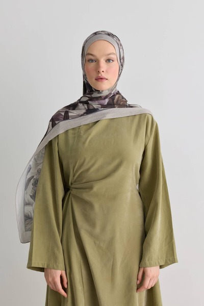 Modakaşmir Hazan Desen Liva Modal Shawl