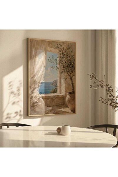 woodhomeworks One-Piece Living Room Table Vrynt Mediterranean Window