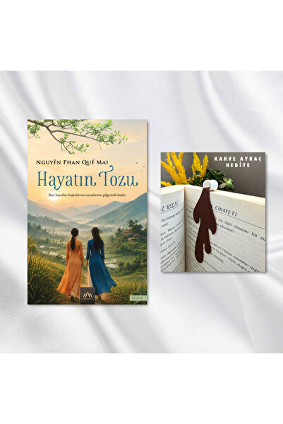 Arkadya Yayınları HAYATIN TOZU / DÖKÜLEN KAHVE FİGÜRLÜ KİTAP AYRACI HEDİYE