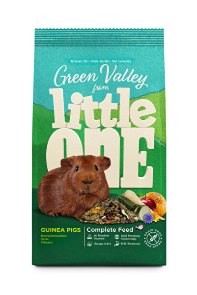 Little One Green Valley Hrană fără cereale pentru cobai, 750 g