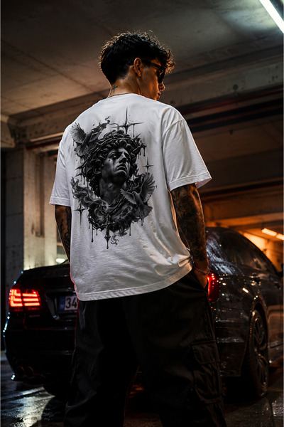 SACRED WOUNDS OVERSİZE T-SHİRT