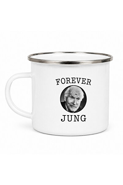 OEM Forever Jung κούπα εμαγιέ, εμαγιέ μεταλλικό, λευκό