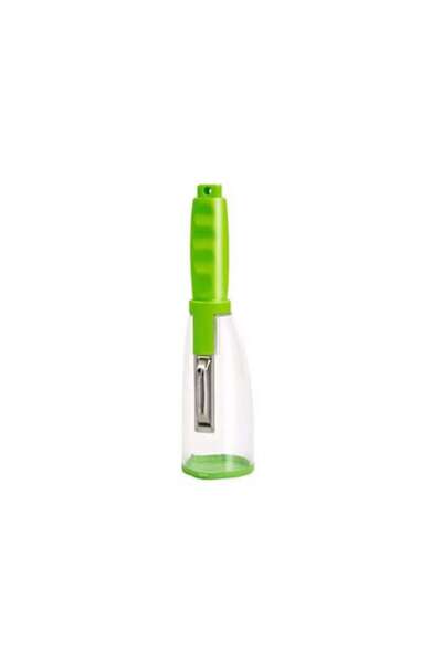 OEM Manual vegetable and fruit peeler with collection container, kitchen acce...