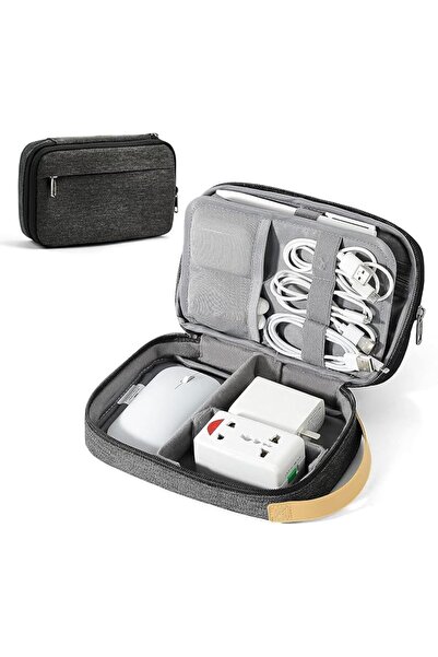 EXCEFORE Electronic Organizer Case, Waterproof Shockproof Travel Bag for Elec...