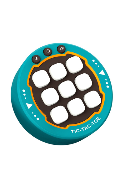 Choice Blue Portable Tic Tac Toe Game Console - Handheld Electronic Puzzle fo...