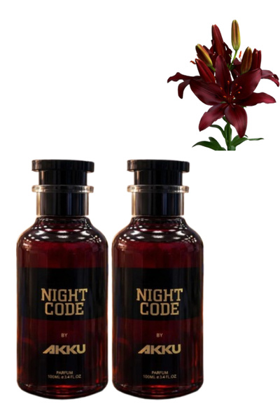 AKKU قطعتان من عطر نايت كود 100 مل
