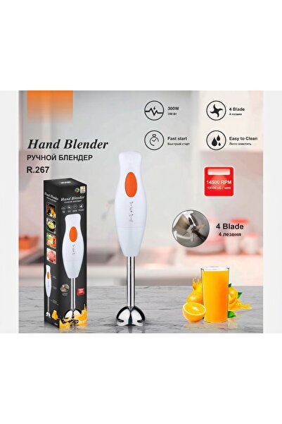 Generic Brand 300W Electric Immersion Hand Blender With Stainless Steel Blades