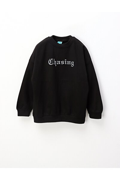 MiniKids Bluza Chasing, negru