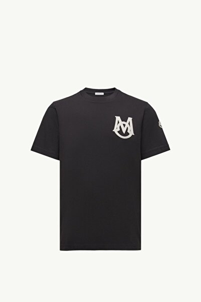 MONCLER GRENOBLE Monogram Logo Baskılı Pamuklu Jersey Tişört