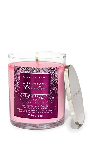 Bath & Body Works A Thousand Wishes Single Wick Candle