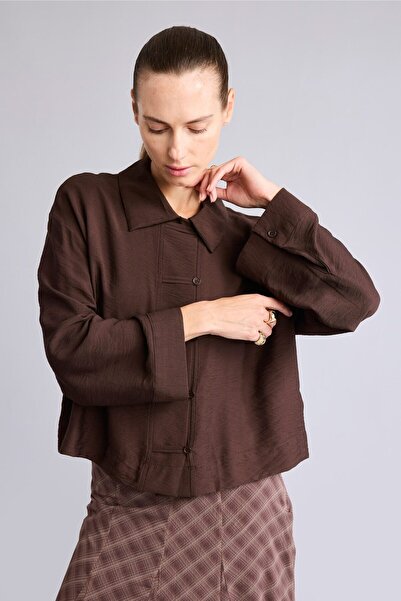 DeFacto Cuffed Classic Collar Long Sleeve Shirt H9490Ax26Au