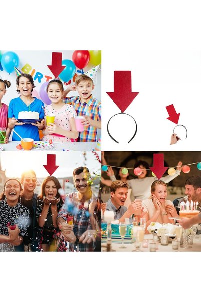 ForWhat Writable Crown Party Crown with Red Arrow Sign for Office Home Office...