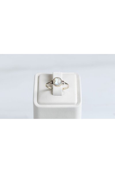 OEM Ασημένιο Δαχτυλίδι Με φεγγαρόπετρα Silver925 N56