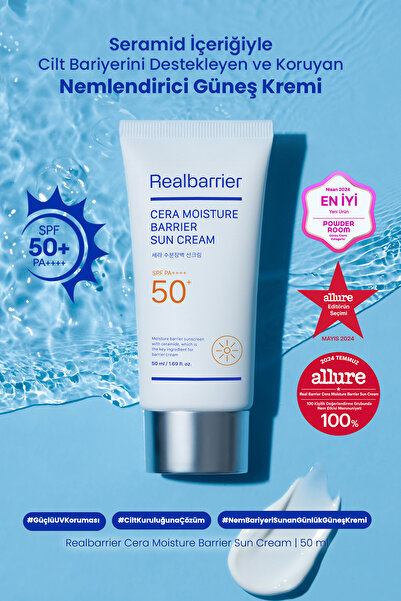 Real Barrier Moisturizing Sunscreen That Supports the Skin Barrier Realbarrie...