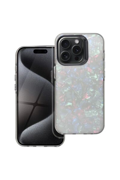 OEM TUTTI FRUTTI Hybrid Shine Case Μαύρη Θήκη (iPhone 14 Pro)