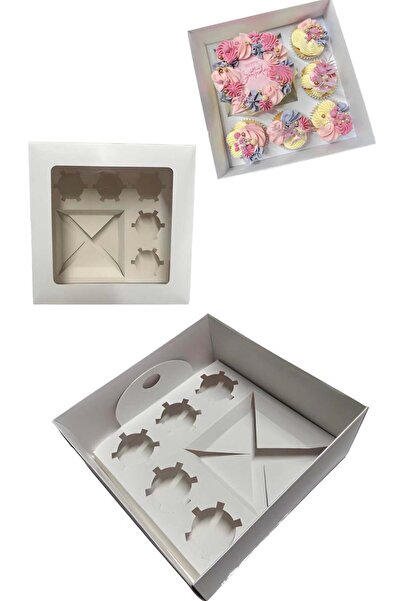 EgeConcept 5+1 BENTO&CUPCAKE KUTUSU 25x25x10