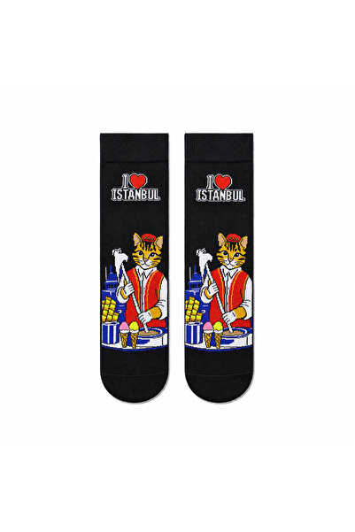 CARNAVAL SOCKS Carnaval Istanbul Maras Ice Cream Cat Unisex Socks
