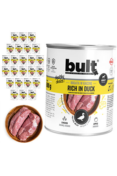 Bult Hrană umedă completă pentru câini, bogată în rață, cutie 24x800g