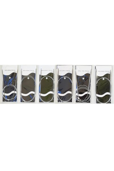 Belomia Hobby Elisa Misinalı Çelik Telli Titanyum Örgü Şiş Seti 6 Adet (2,5-3...