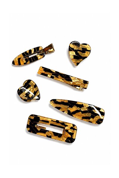 New Obsessions Set of 6 Acetate Hair Clips