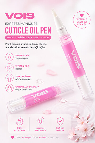 Express Manicure Cuticle Oil Pen – Tırnak Eti Bakım Yağı (Vitamin E Destekli)