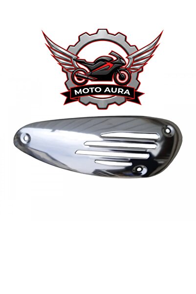moto aura ARORA CAPPUCİNO 50 EGZOZ MUHAFAZA KROM METAL