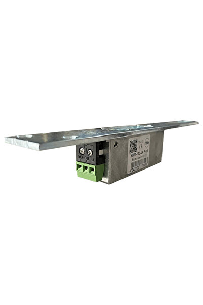 ASSA ABLOY Electromagnet fail locked, 12Vcc, consum redus, 230mA, contact monitorizare cu placa suport lunga -