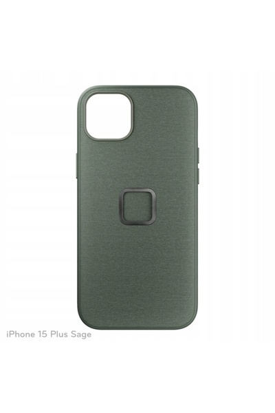 Peak Design Husă textilă PD Mobile iPhone 15 Plus - Verde salvie