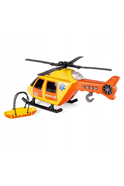NO BRAND ELICOPTER RC MARE 37 CM JUCĂRIE CU ELEMENTE MOBILE, LUMINI ȘI SUNEȚE