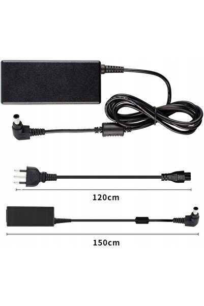NO BRAND Adaptor de alimentare 19,5 V, 3,3 A, 65 W, 6,5 x 4,4 mm pentru Sony ...