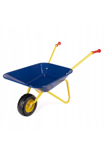 NO BRAND Roabă metalică mare pentru copii, 78 CM, jucărie de grădină, cărucio...