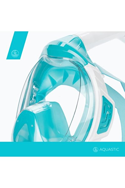 NO BRAND Mască de scufundare integrală SNORKELING AQUASTIC KAI L-XL cu tub
