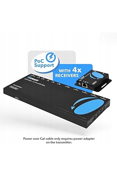 NO BRAND OREI 4K 1x2 HDMI prin Ethernet Extender Splitter Cablu