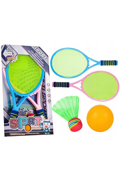 Stator Tenis Badminton Set de rachete Fluturaș Minge de plajă Joc Cadou