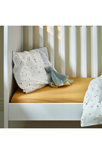 NO BRAND IKEA GULDVAVARE Cearșaf pentru copii galben închis/albastru 60x120 cm
