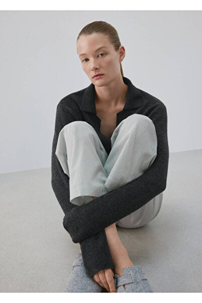 MANGO Woman Polo yaka kazak