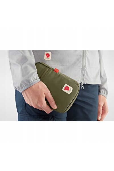 Fjällräven geantă sport verde cu buzunar mare "