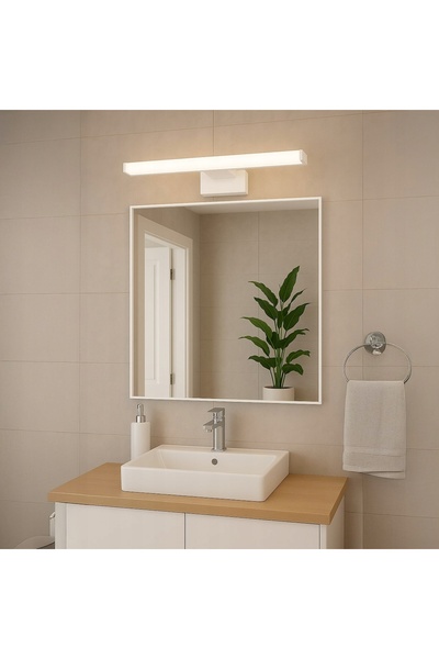 NO BRAND Aplică de perete Mirore 10W 60cm Albă