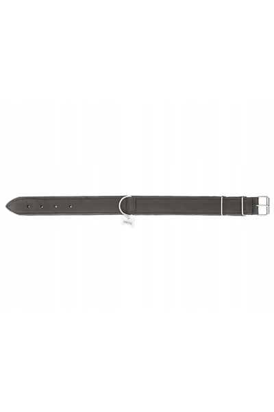 NO BRAND Zgardă din piele pentru câini, 2 tipuri de piele, 54-63 cm