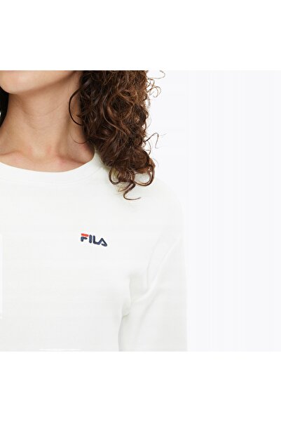 FILA Bluză cu mânecă lungă de damă Bantin, alb strălucitor, S