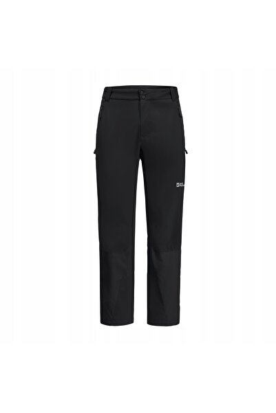 Jack Wolfskin Pantaloni softshell bărbați Alpspitze Tour negri 52/R