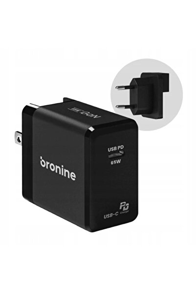 NO BRAND Bronine GaN 65W USB-C PD Încărcător de perete EU/USA