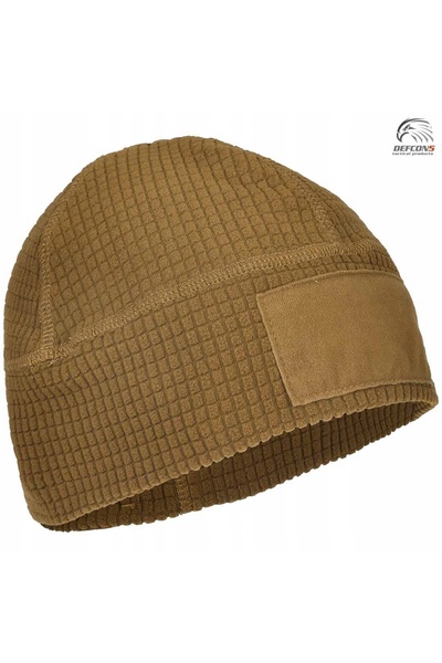 NO BRAND Căciulă termică de iarnă cu buzunar D5 Fleece UHC NATO Coyote Tan L/XL