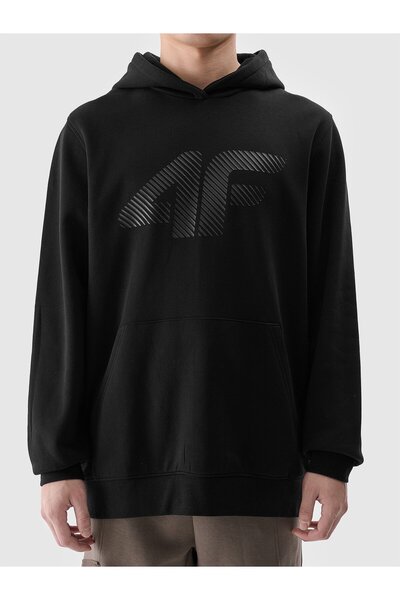 4F Hanorac bărbați M1766 negru intens 4FWMM00TSWSM1766 20S MĂRIMEA 2XL